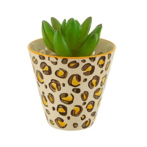 IRIS B Mini Leopard Love Planter Lifestyle x